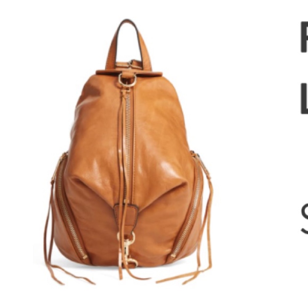 Rebecca Minkoff Julian Leather Backpack in Tan